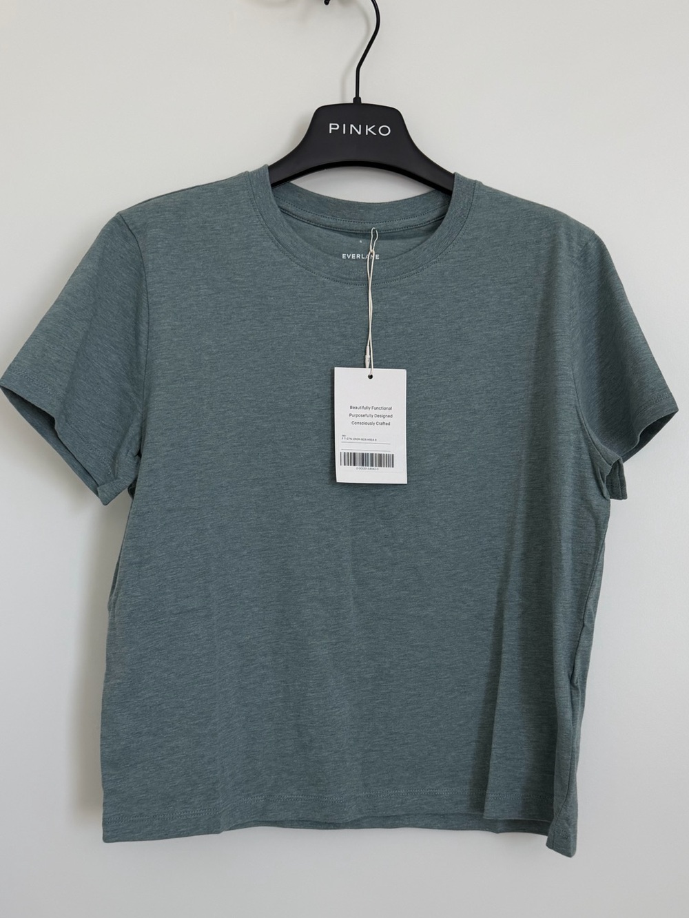 New Everlane Women's Slate Green Crewneck Tee Size Small
